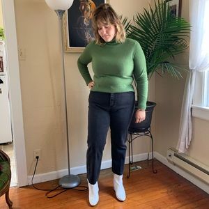 Red Moon 100% Cashmere Sweater, Kelly Green